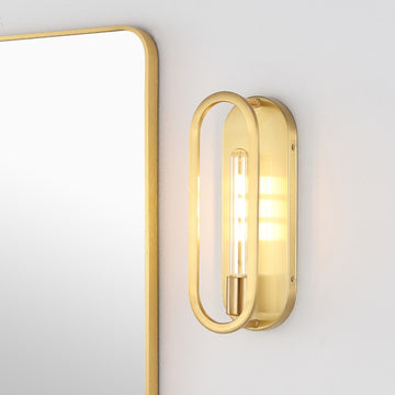 Emilia 4.75" Modern Bohemian Iron LED Sconce - JONATHAN Y
